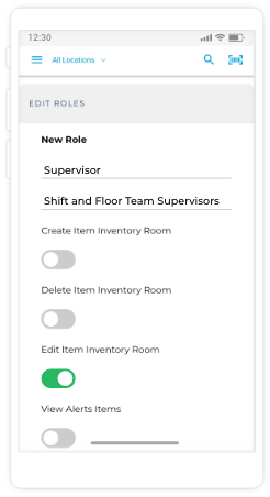 Inventory Management System Software Features the ability to set custom user roles